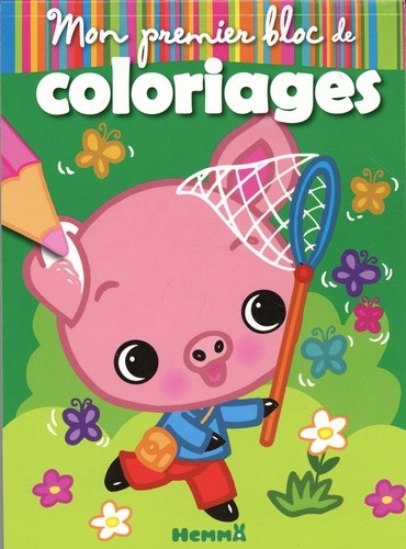  Mon premier bloc de coloriages - Cochon  
