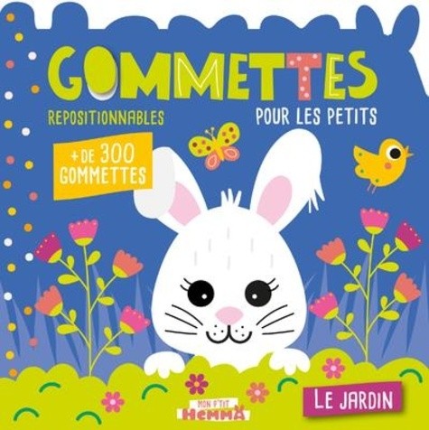  Le jardin - Gommettes repositionnables pour les petits  