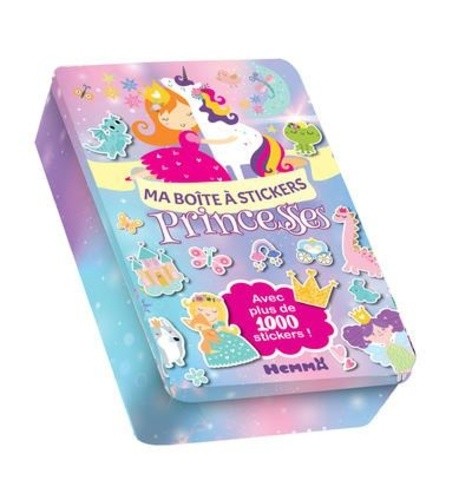 Ma boite à stickers - Princesses - Avec plus de 1000 stickers ! 