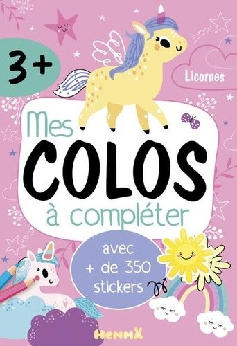  Mes colos à compléter - Licornes 