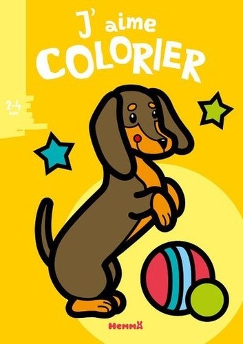  J'aime colorier (2-4 ans) (Chien) 