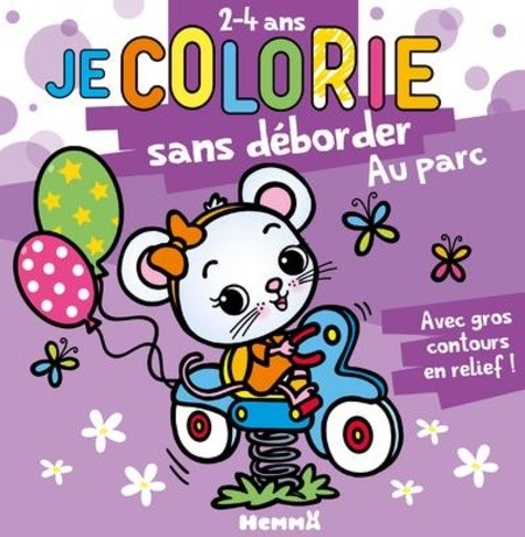  Je colorie sans déborder (2-4 ans) - Au parc T73 