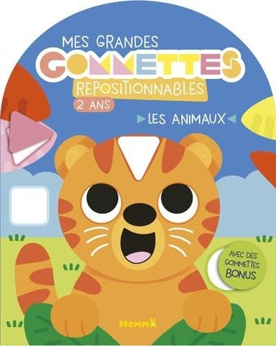  Mes grandes gommettes repositionnables - 2 ans - Les animaux 