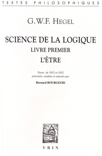  Science de la logique - Livre premier, L'être 