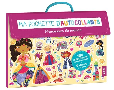  Ma pochette d'autocollants - Princesses du monde 