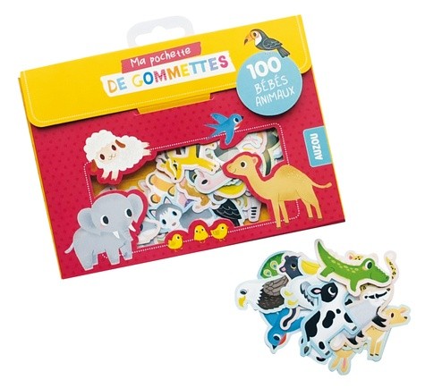  Ma pochette de gommettes - 100 bébés animaux 