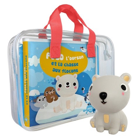  Polo l'ourson et la chasse aux flocons - Avec 1 figurine en plastique  
