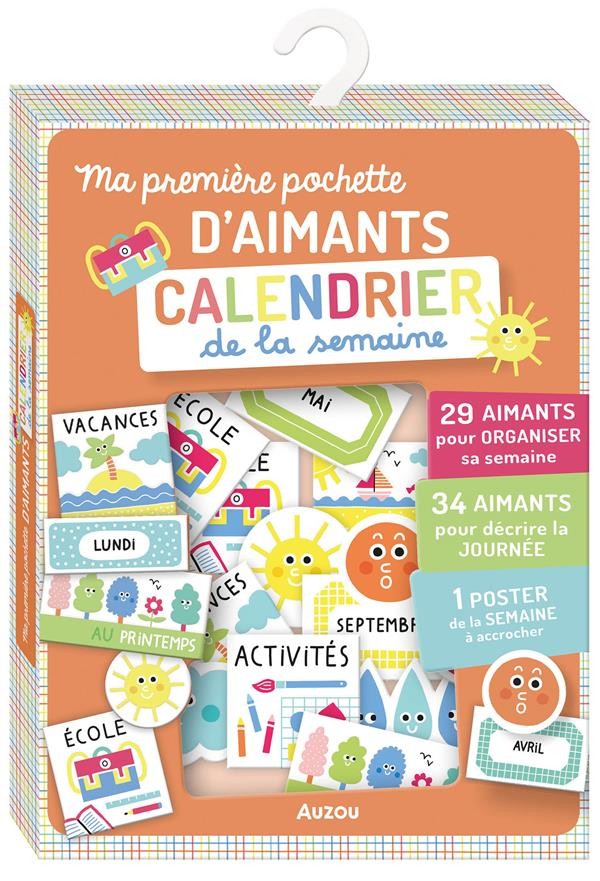  Ma première pochette d'aimants ; calendrier de la semaine 