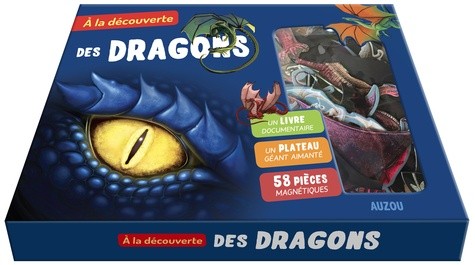  A la découverte des dragons - Un livre documentaire, un plateau géant animé, 58 pièces magnétiques 