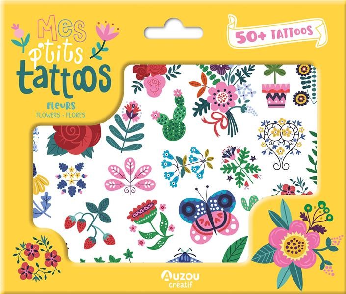 Mes p'tits tattoos ; fleurs 