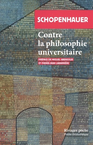  Contre la philosophie universitaire  