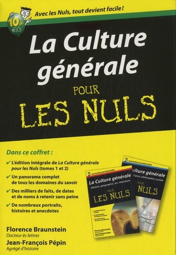 La Culture générale pour les nuls - Coffret 2 livres : Histoire, géographie, art, littérature - Science, religion, philosophie, société La Culture générale pour les nuls - Coffret 2 livres : Histoire, géographie, art, littérature - Science, religion, philosophie, société