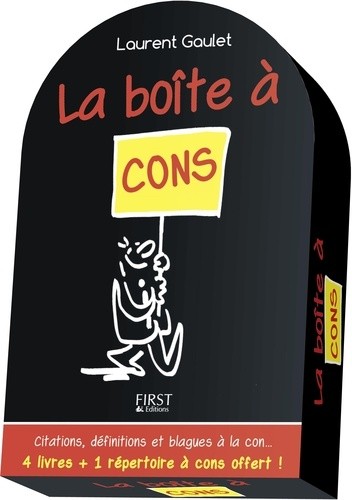  La boîte à cons - Coffret en 4 volumes et un répertoire à cons 