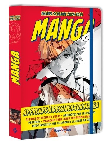  Agenda scolaire Apprends à dessiner des mangas  