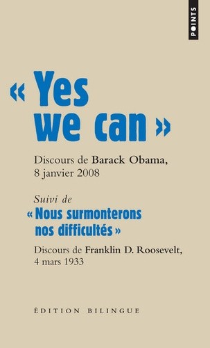  Yes we can - Suivi de Nous surmonterons nos difficultés, Edition bilingue anglais-français  