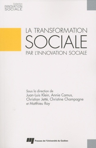  La transformation sociale par l'innovation sociale 
