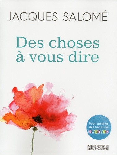  Des choses à vous dire 