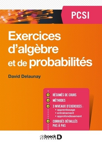  Exercices d'algèbre et de probabilités PSCI  