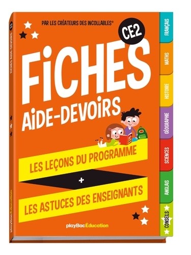  Fiches aide-devoirs CE2  