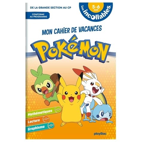  Mon cahier de vacances Pokémon - De la grande section au CP  