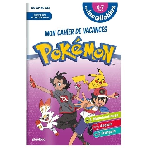  Mon cahier de vacances Pokémon - Du CP au CE1  