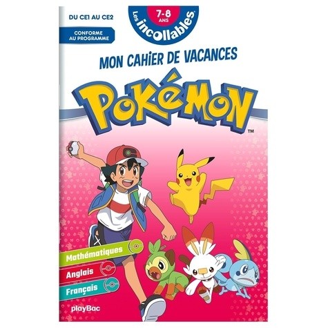  Mon cahier de vacances Pokémon du CE1 au CE2  