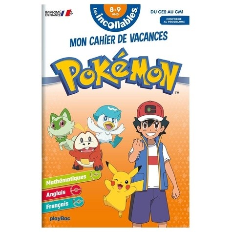  Mon cahier de vacances Pokemon - Du CE2 au CM1  