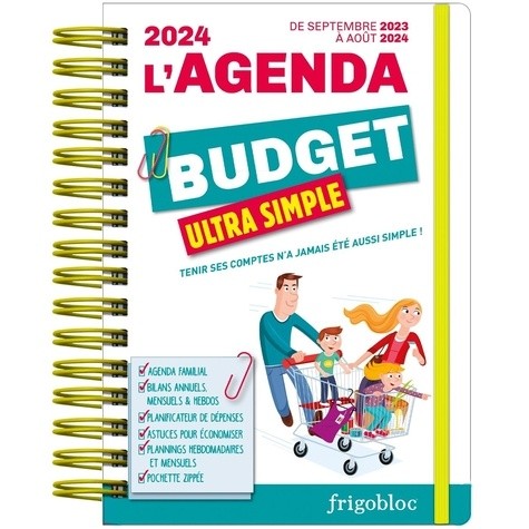  Agenda 2024 Ultra Simple du budget ! (de sept. 2023 à août 2024) 