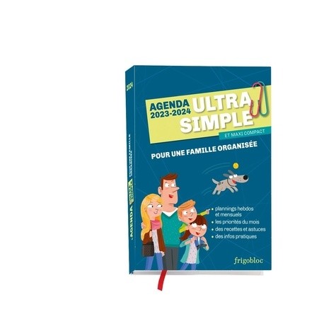  Agenda 2024 Ultra Simple et maxi compact ! (de sept. 2023 à déc. 2024) 