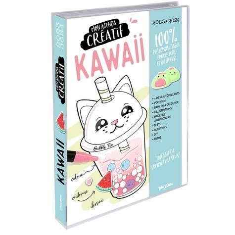  Mon agenda créatif kawaii 2024-2025 