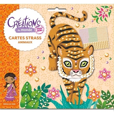  Minimiki - Cartes strass animaux - Créations du monde 