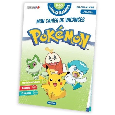  Mon cahier de vacances Pokémon - Du CM1 au CM2  