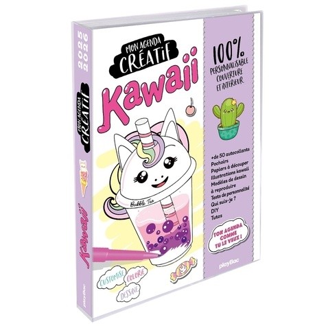  Mon agenda créatif Kawaii 2025-2026 
