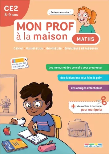 MON PROF A LA MAISON - MATHS CE2