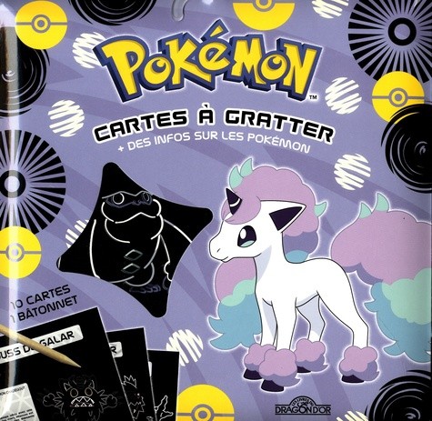 Pokémon cartes à gratter + des infos sur les Pokémon - Région de Galar. Avec 10 cartes et 1 bâtonnet Pokémon cartes à gratter + des infos sur les Pokémon - Région de Galar. Avec 10 cartes et 1 bâtonnet