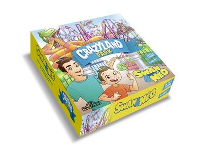  Swan et Néo ; le jeu de société : crazyland park 