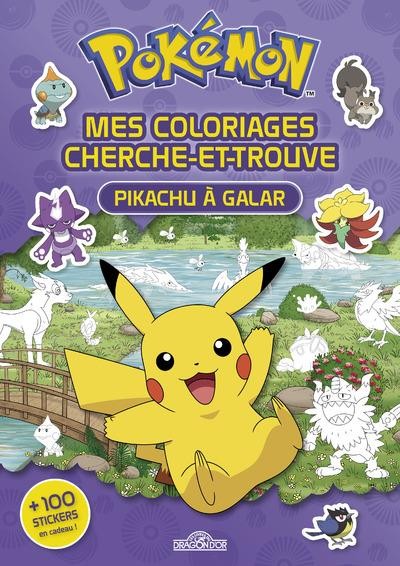  Mes coloriages cherche-et-trouve ; Pokémon ; Pikachu à Galar 