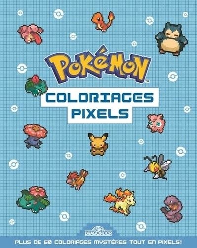  Pokémon - Coloriages pixels  