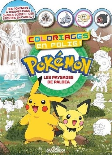  Pokémon - Coloriages en folie ! - Les Paysages de Paldea 