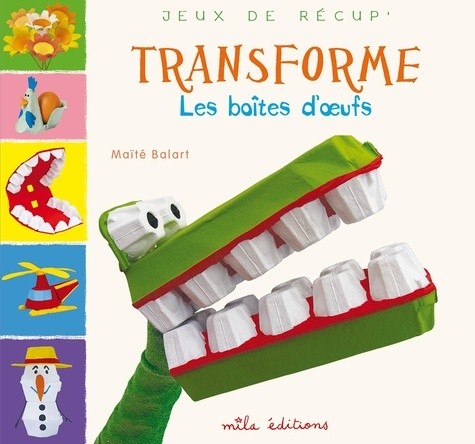  Transforme les boîtes d'oeufs  