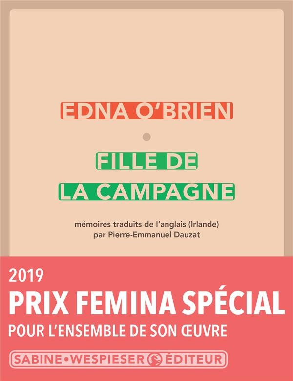  Fille de la campagne ; mémoires 