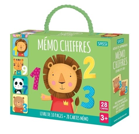  Mémo Chiffres - Livre de 10 pages + 28 cartes mémo 