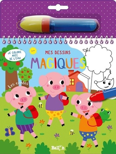  Les contes - Avec un feutre d'eau  