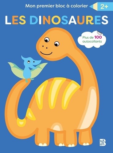  Mon premier bloc à colorier Les dinosaures  