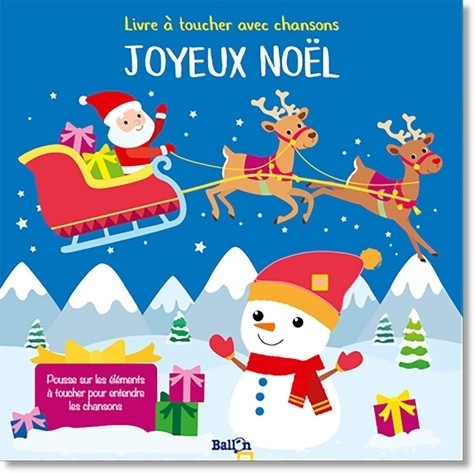  Joyeux Noël - Livre à toucher avec chansons  