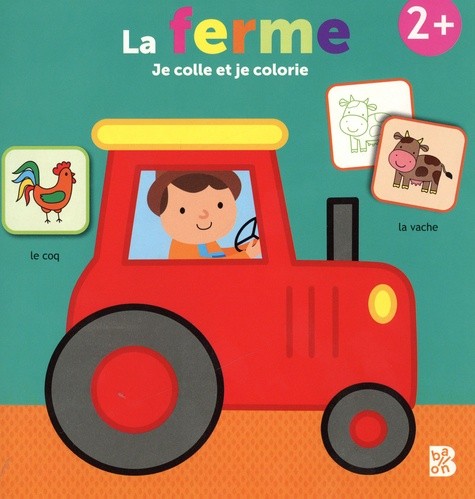  La ferme - Je colle et je colorie  