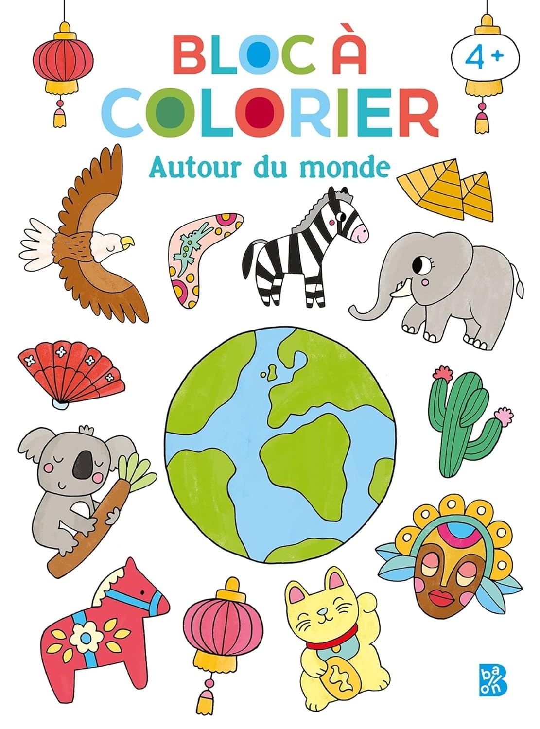 BLOC A COLORIER NOUVEAU STYLE