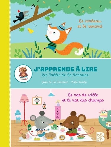  Le corbeau et le renard ; Le rat de ville et le rat des champs - Les fables de La Fontaine  