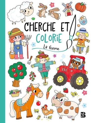  Cherche et colorie - La ferme 