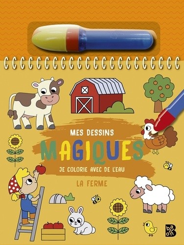  Je colorie avec de l'eau - La ferme 